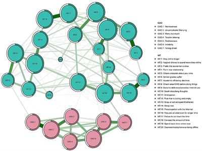 The Association Between Internet Addiction and Anxiety in Nursing Students: A Network Analysis